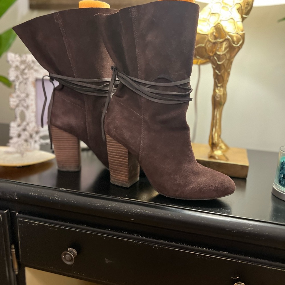 Ecote Carla Slouch Ankle Boots in Brown - Size 9M - Picture 12 of 12